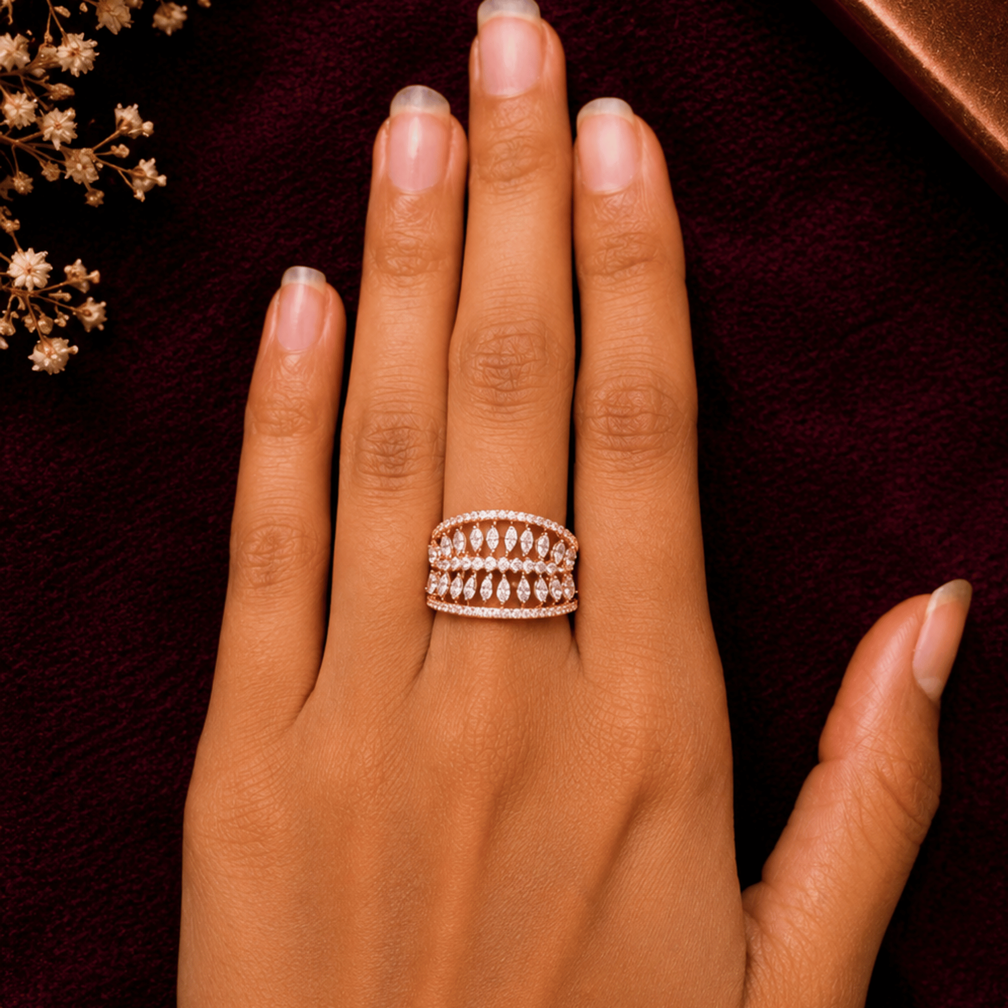 Twin Radiance Ring
