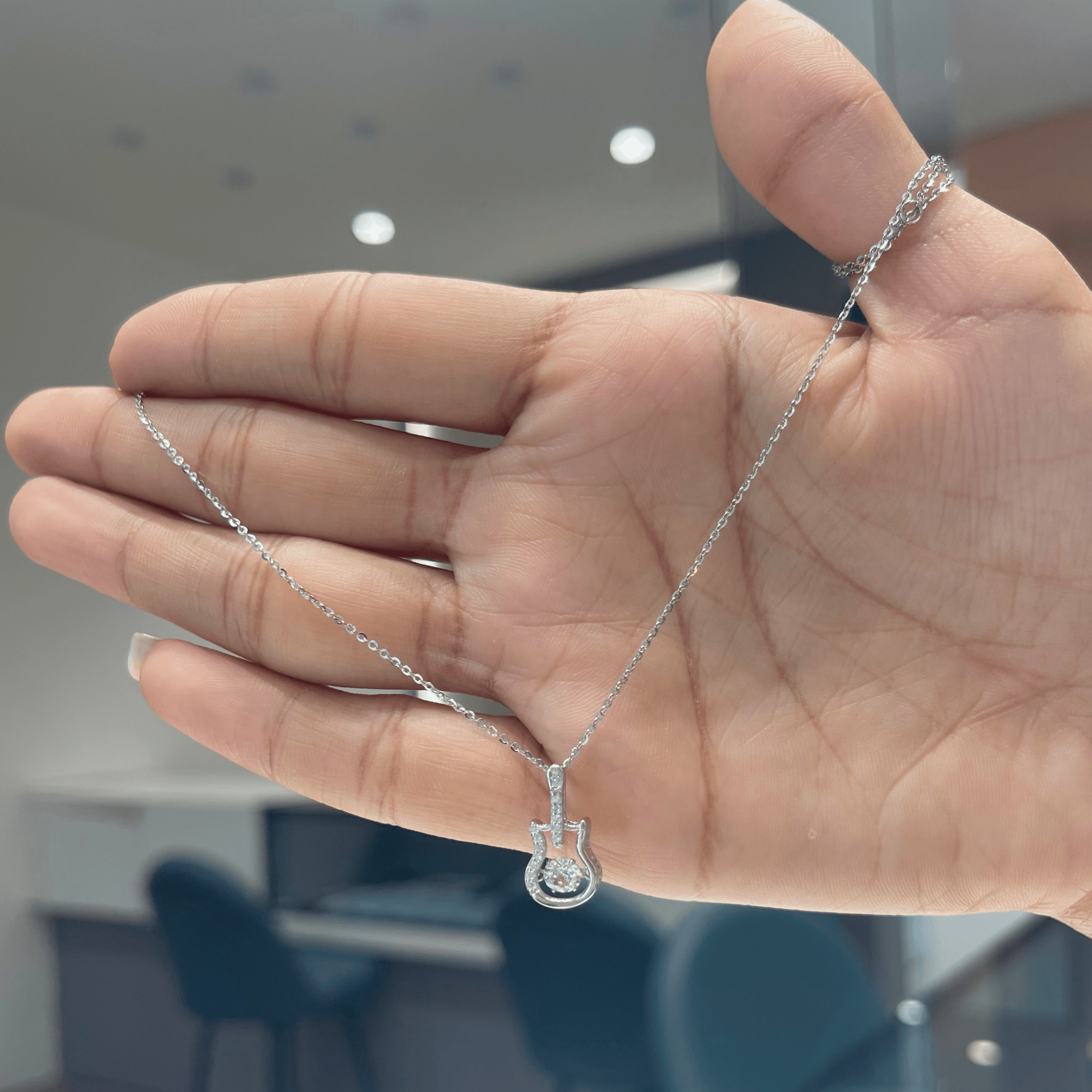 925 Silver Unique Chain Pendant