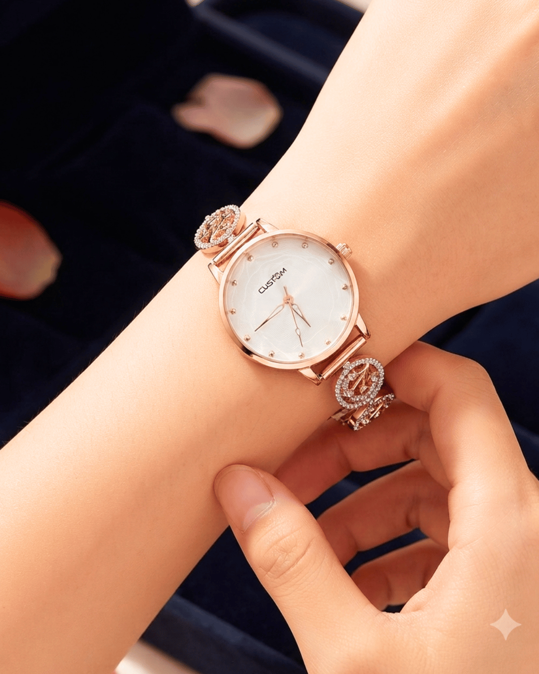 Silver Aura Watch Bracelet