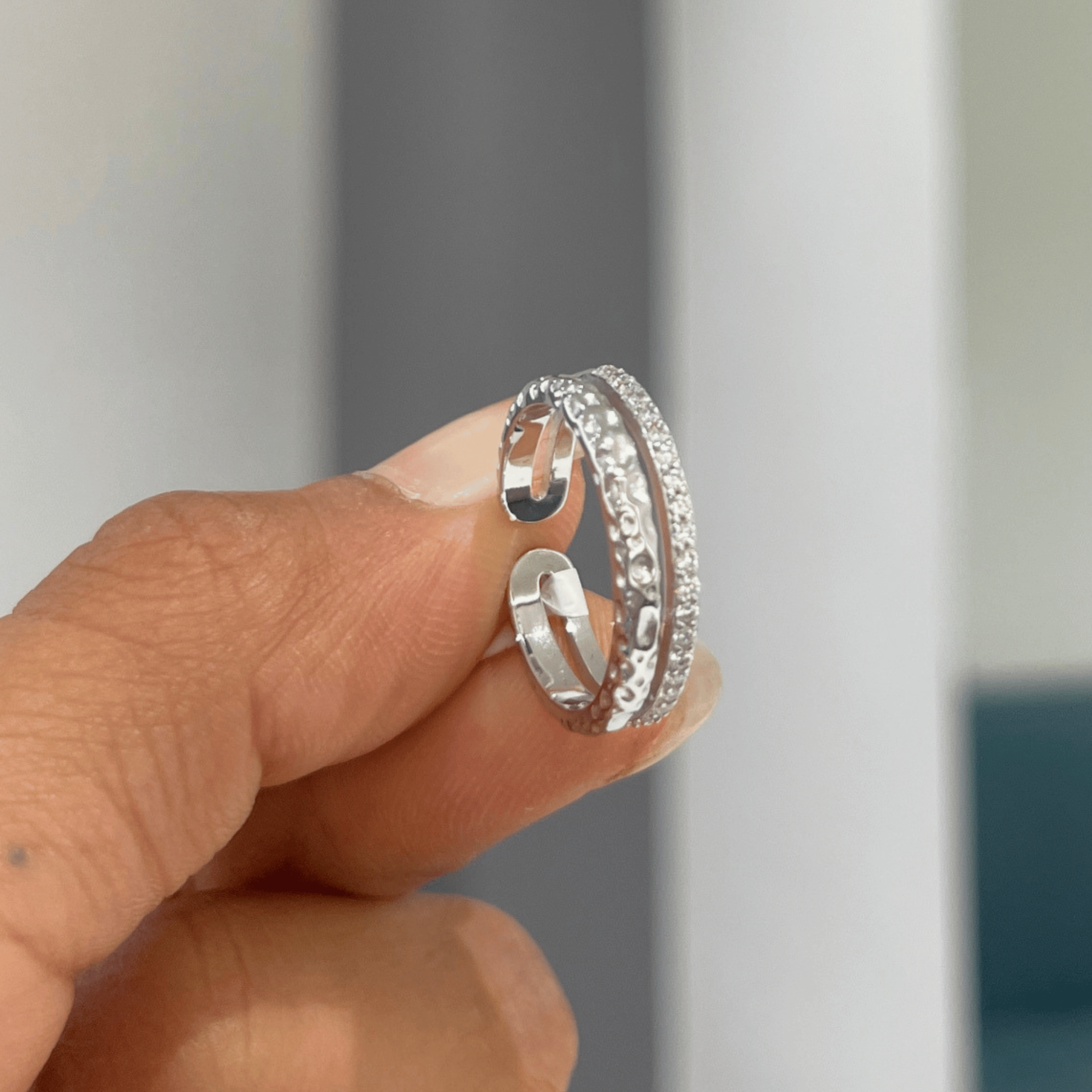 White Aura Ring