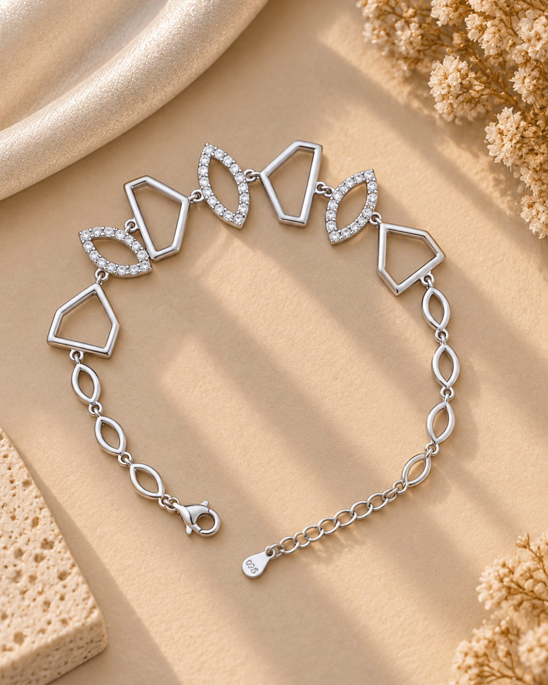 Roselle Silver Bracelet