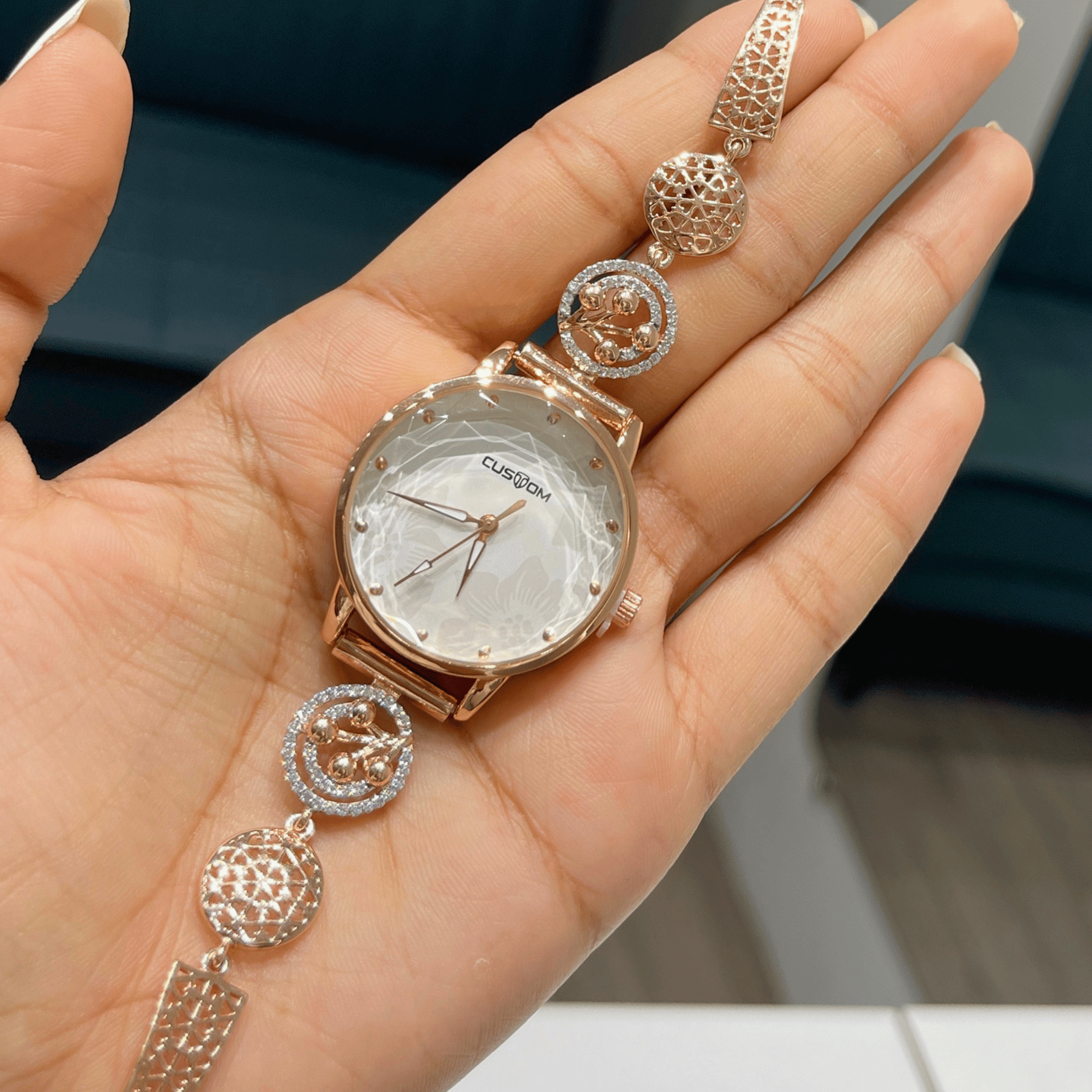 Silver Aura Watch Bracelet