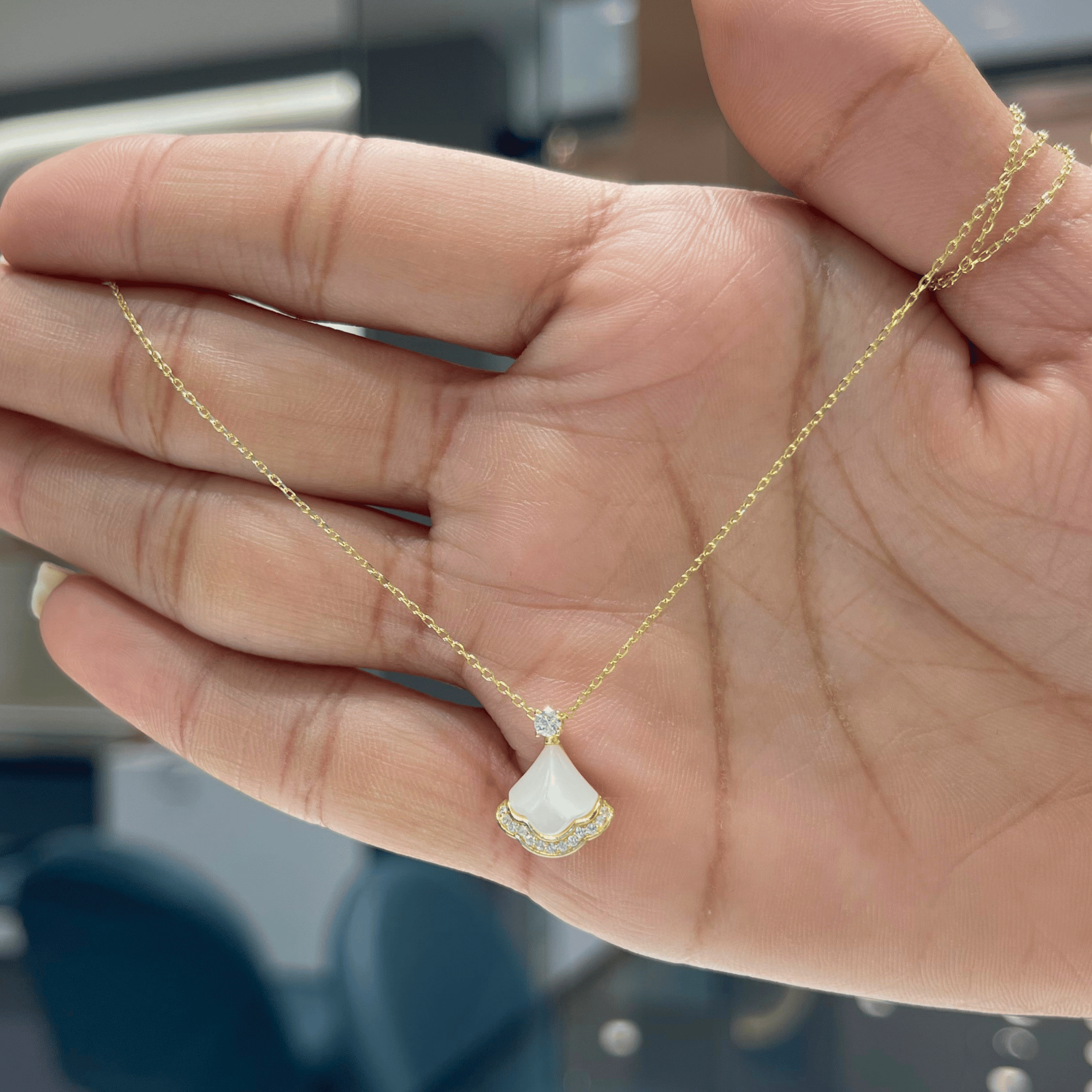 925 Silver Fancy Pendant Chain