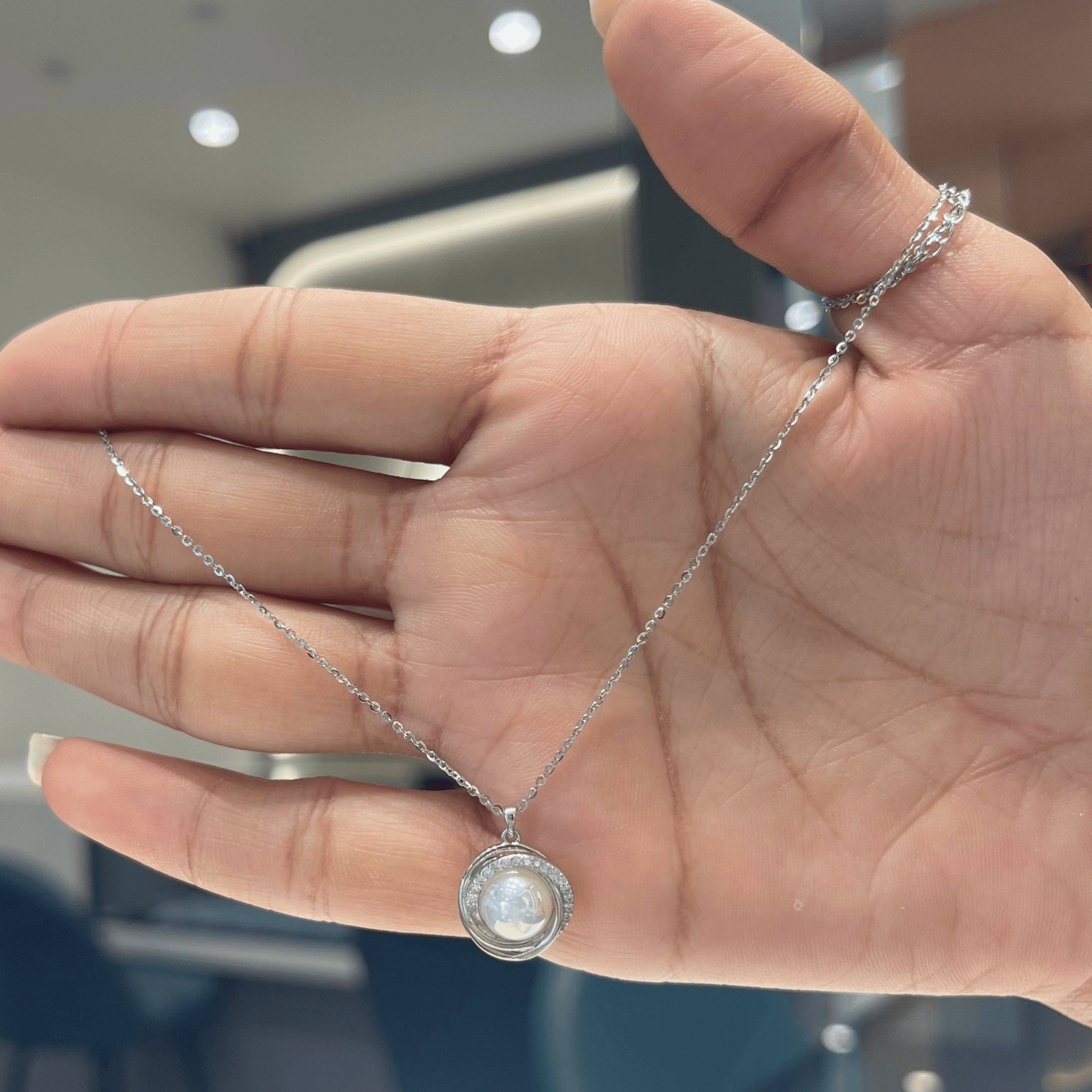 925 Silver Stylish Pendant Chain