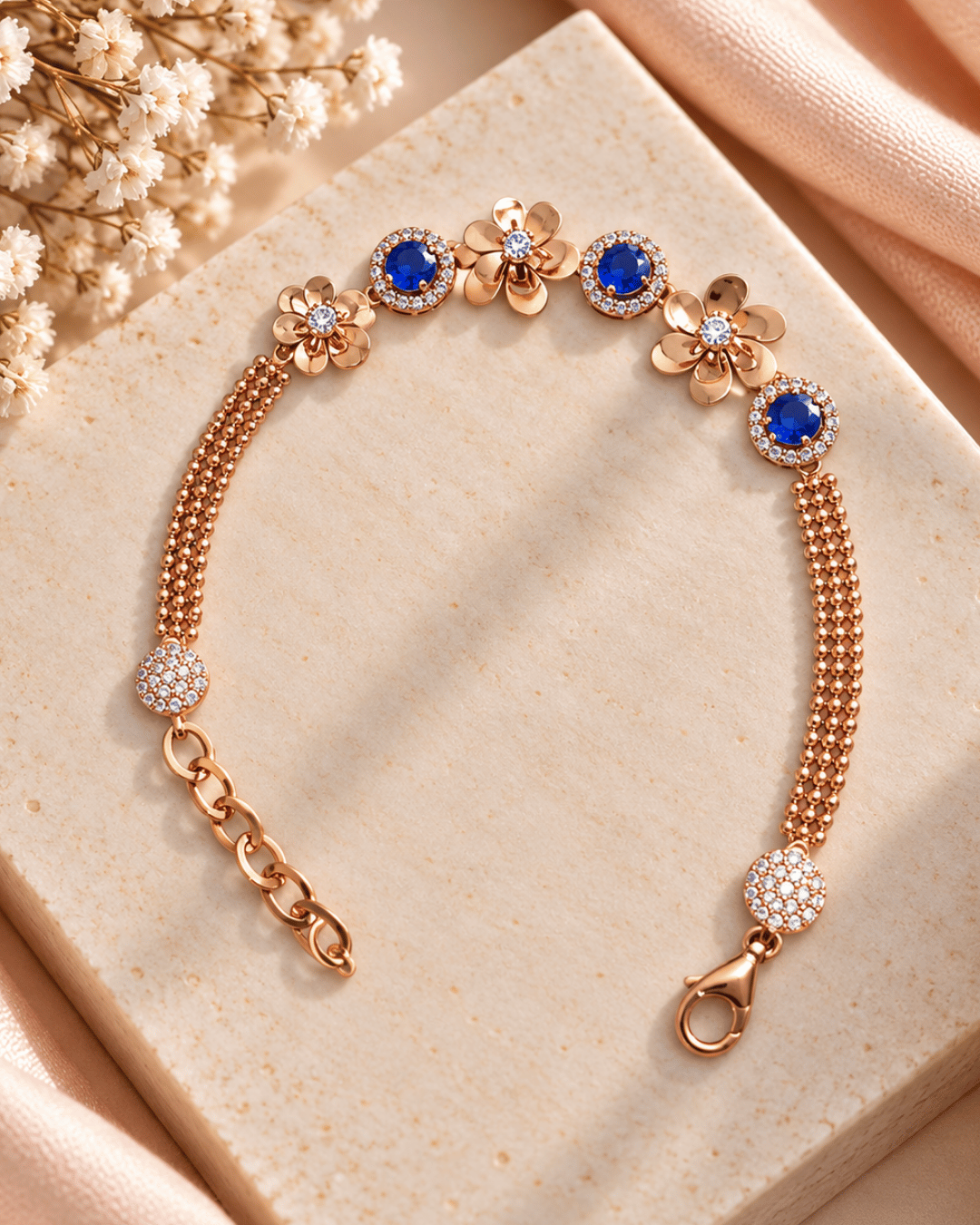 Rosé Charm Bracelet