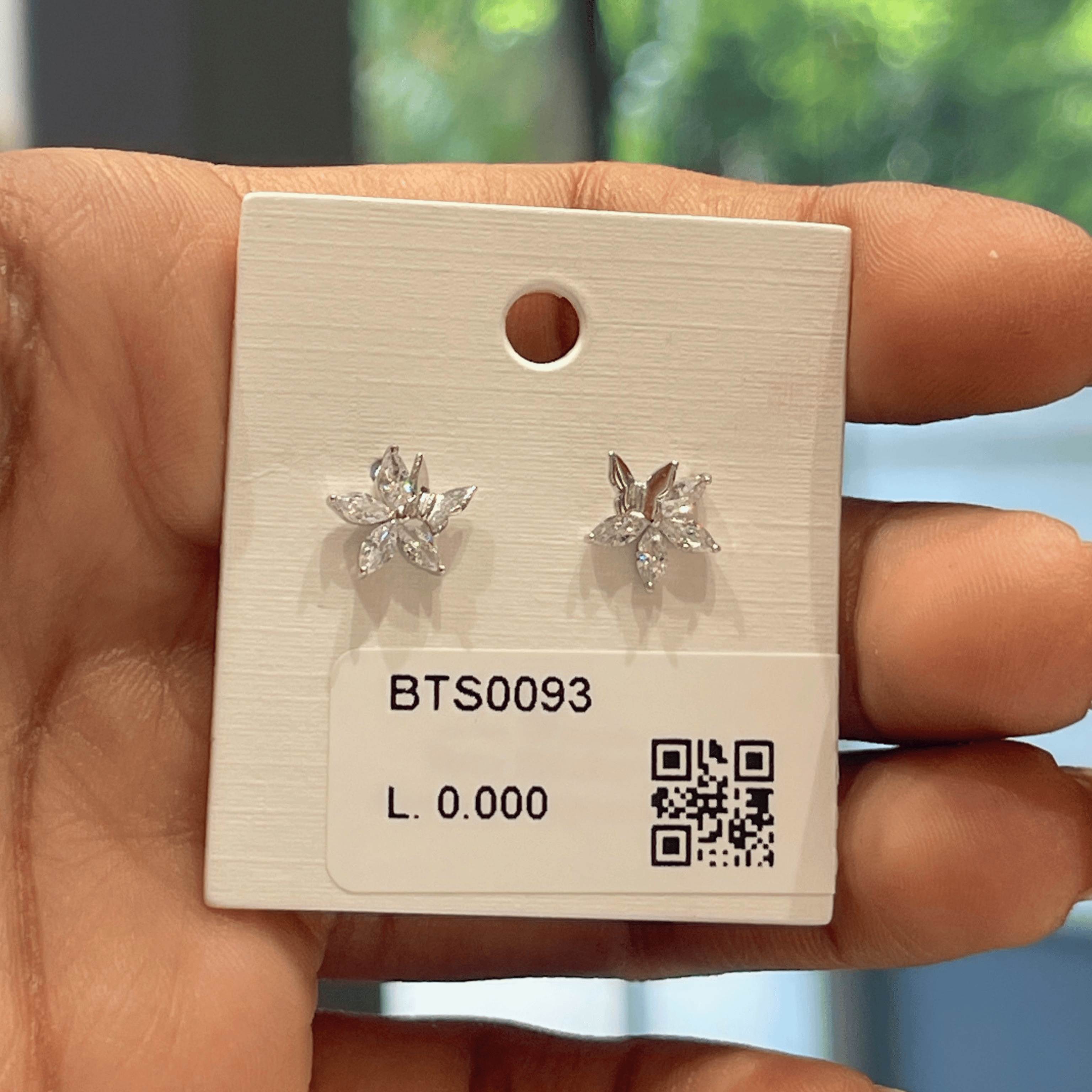 Diamond Heart Studs