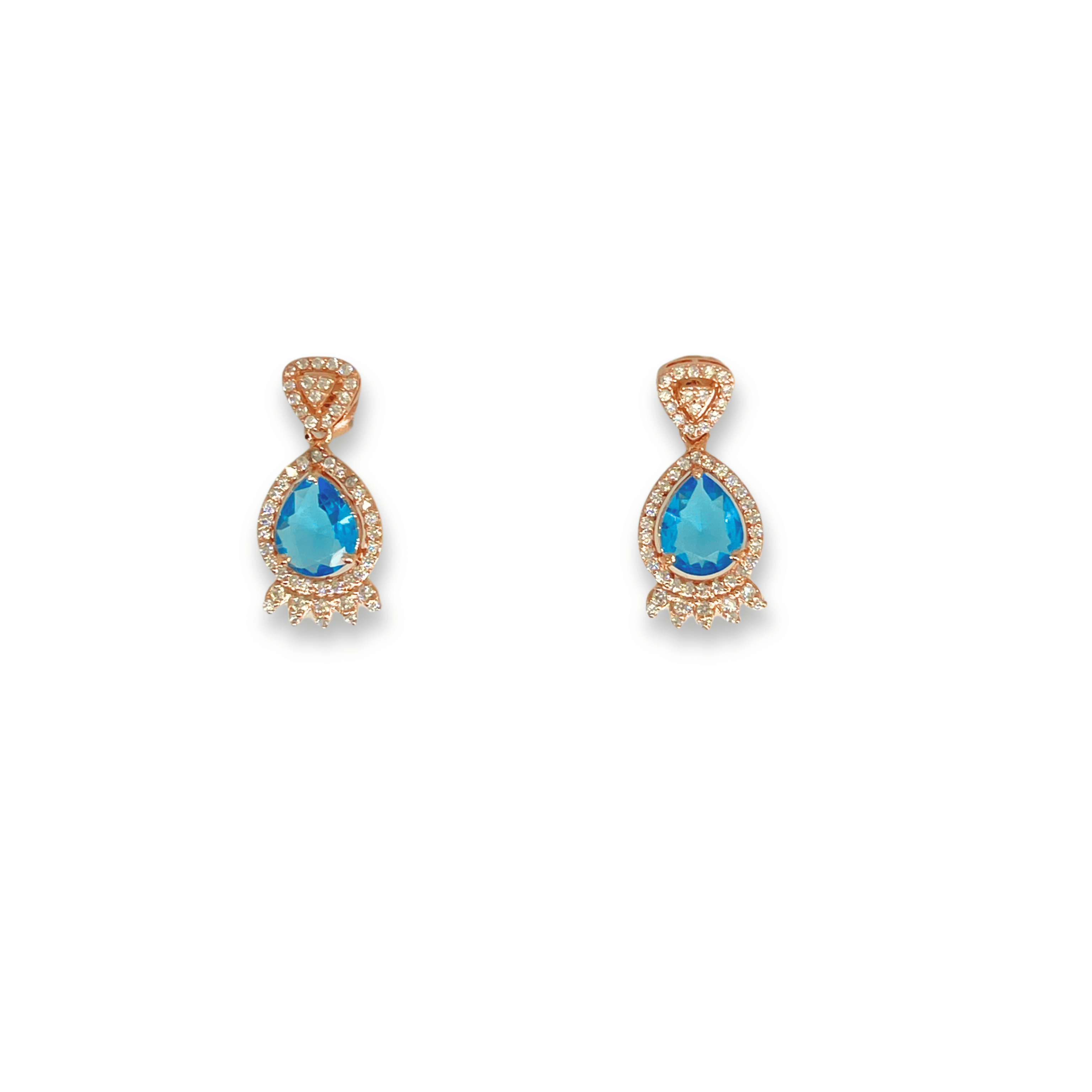 Royal Blue Stone Necklace Set