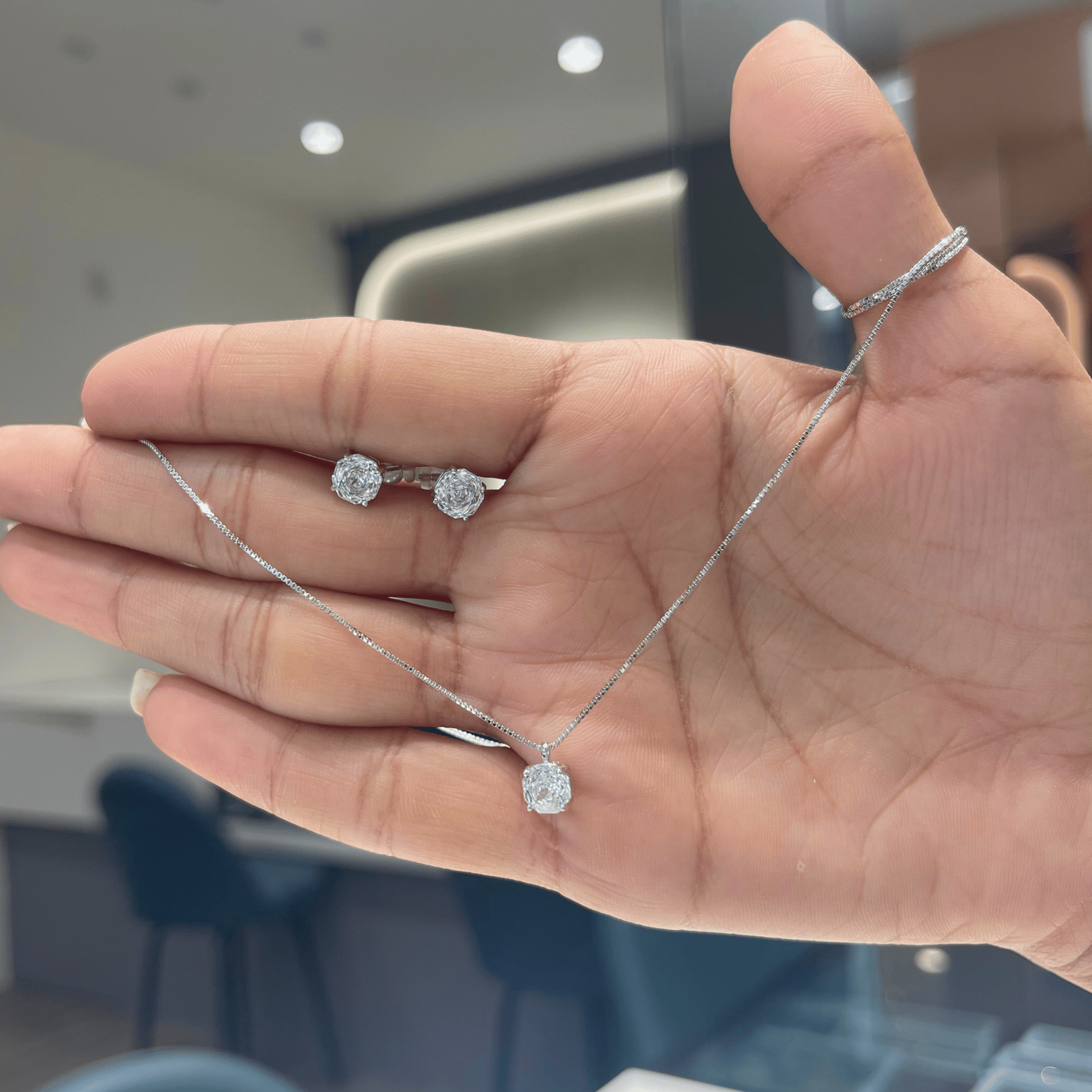 925 Silver Minimal Chain Pendant