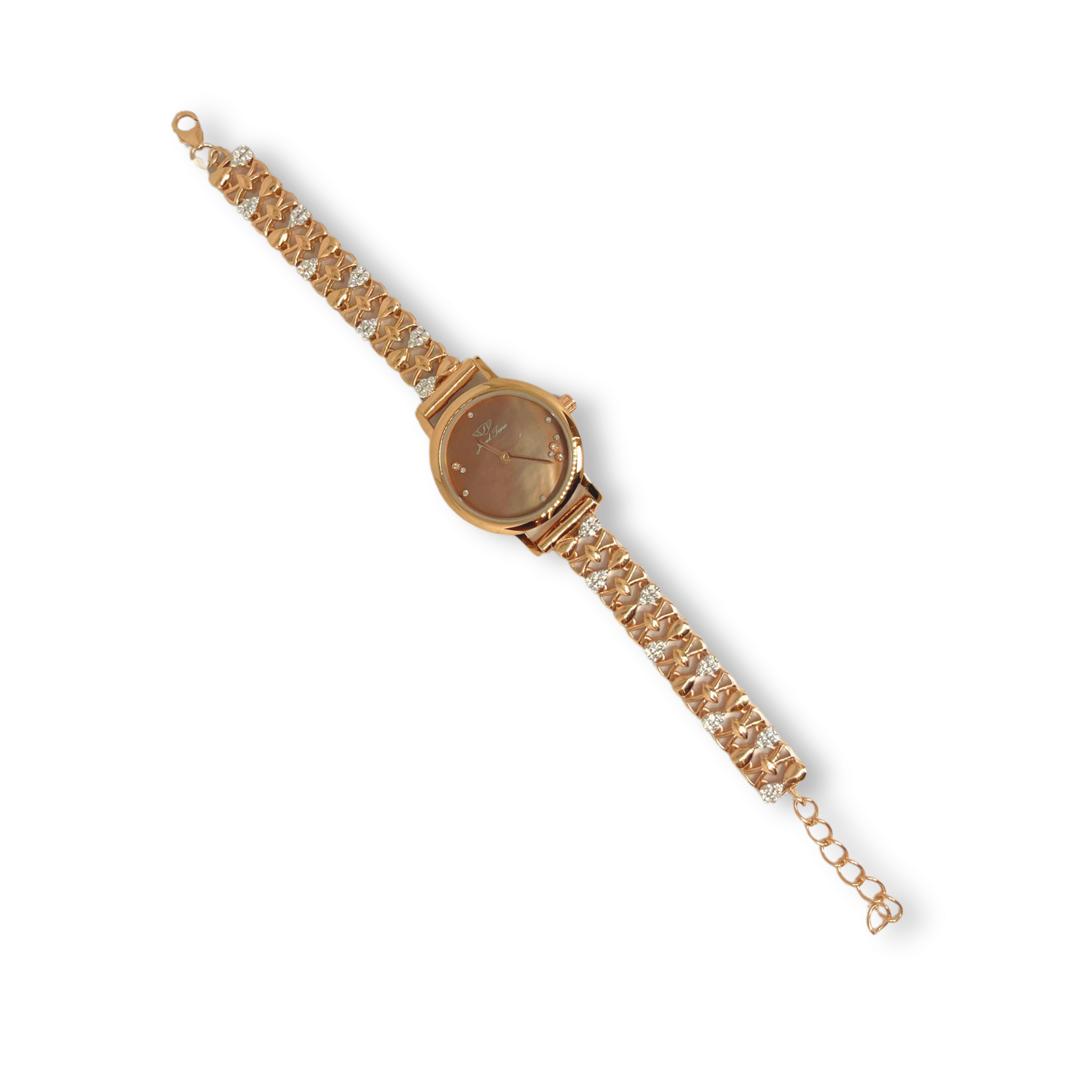 Classy Link Rose Watch