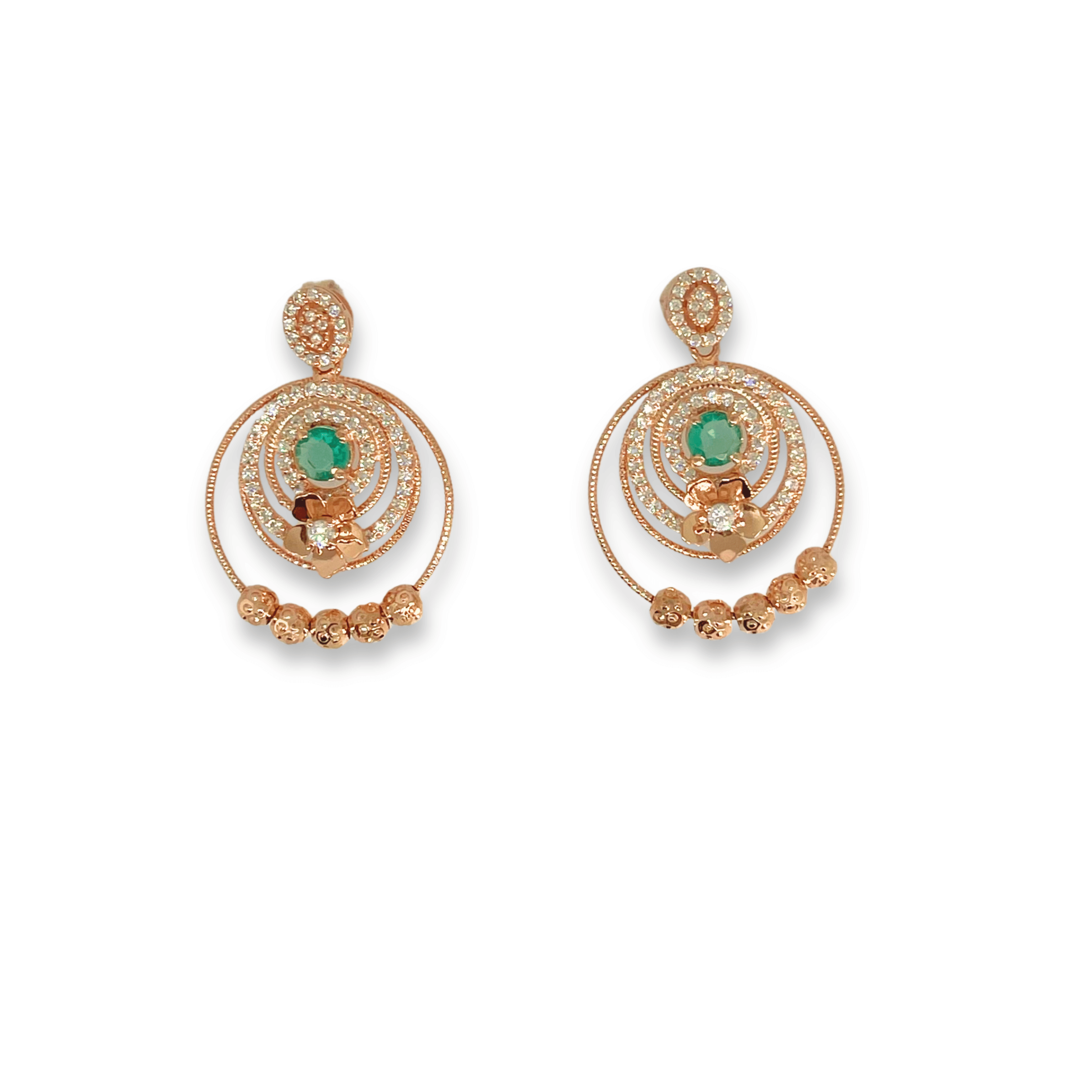 Green Stone Designer Necklace Set