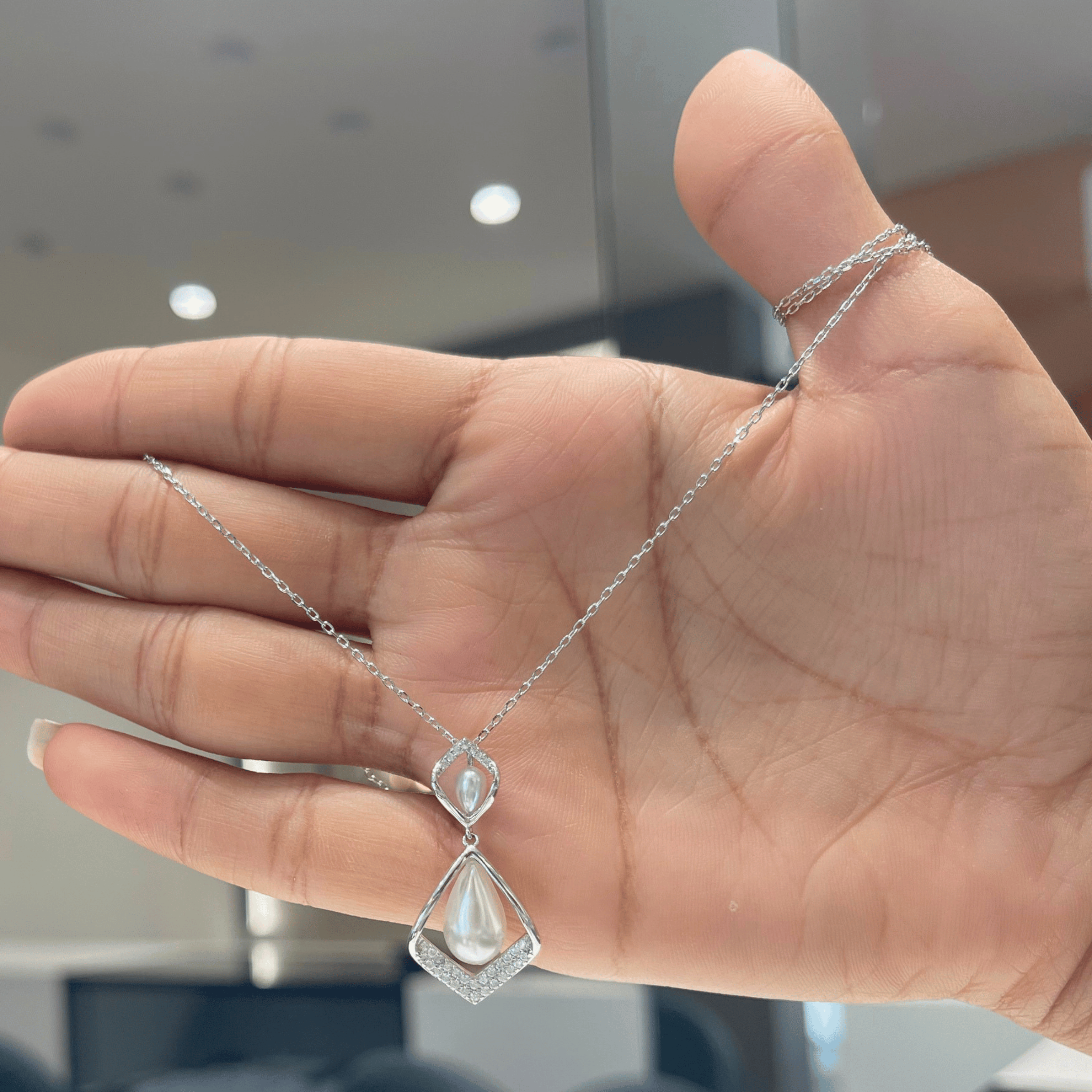 925 Silver Minimal Pendant Chain