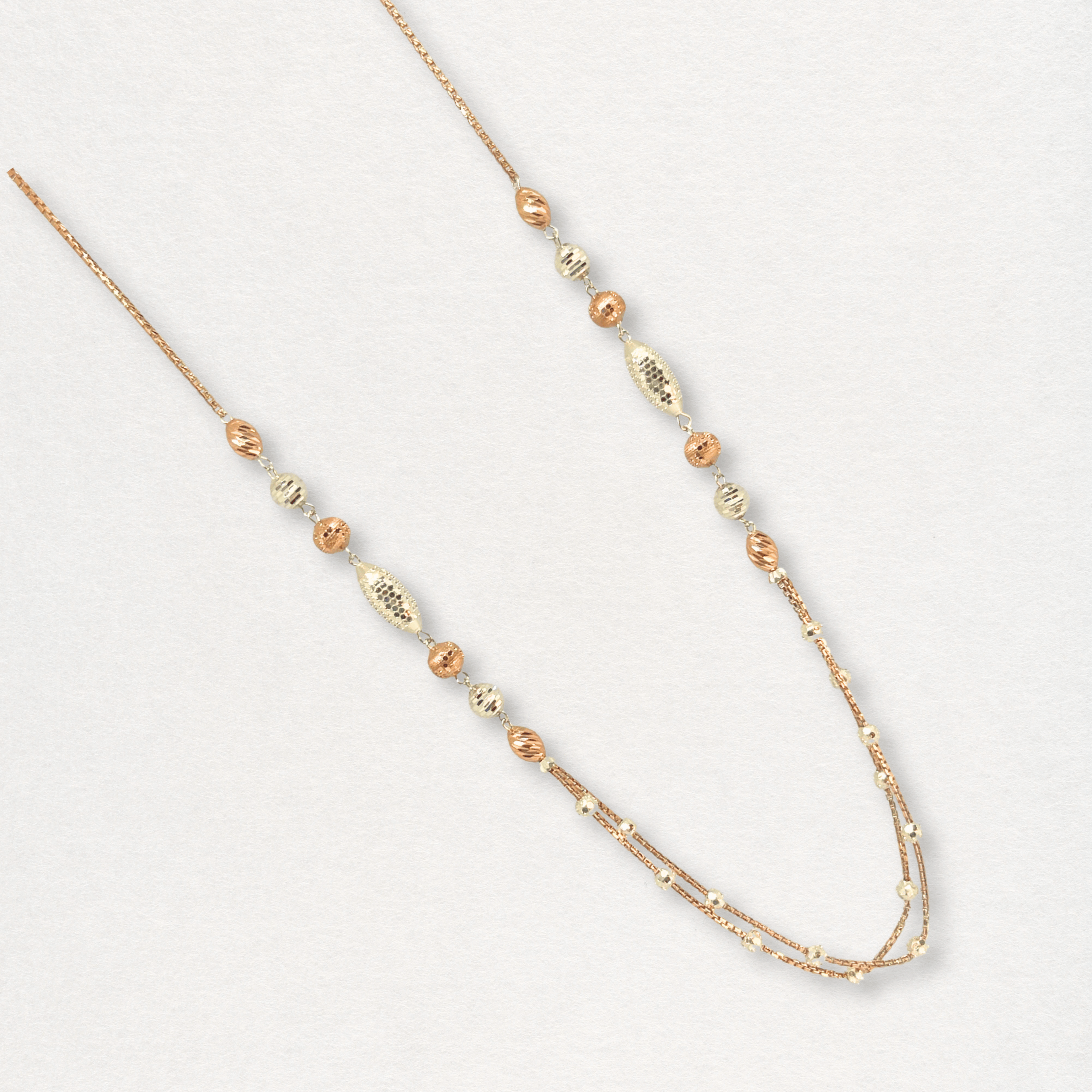 SoftAura Dual Tone Silver Chain