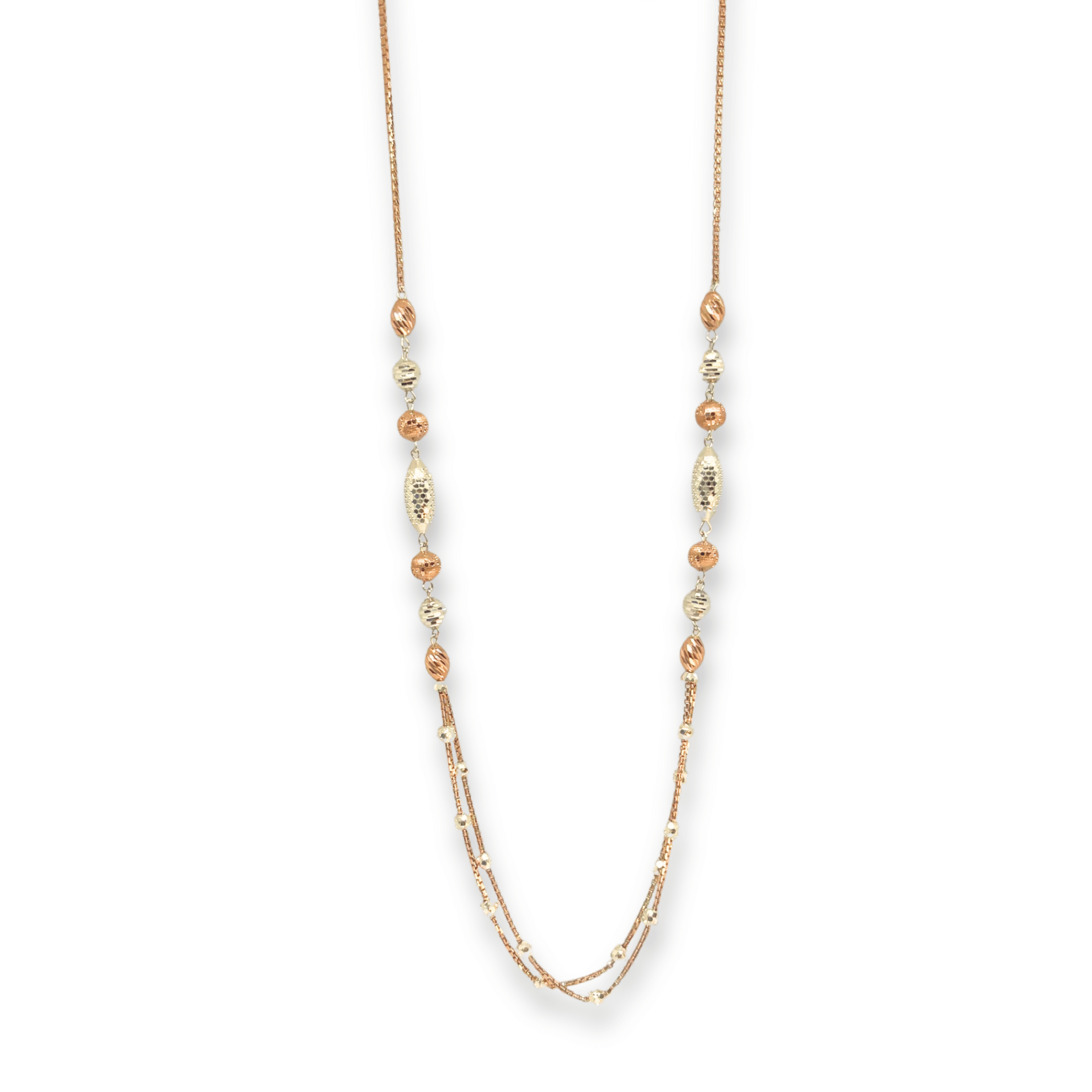 SoftAura Dual Tone Silver Chain