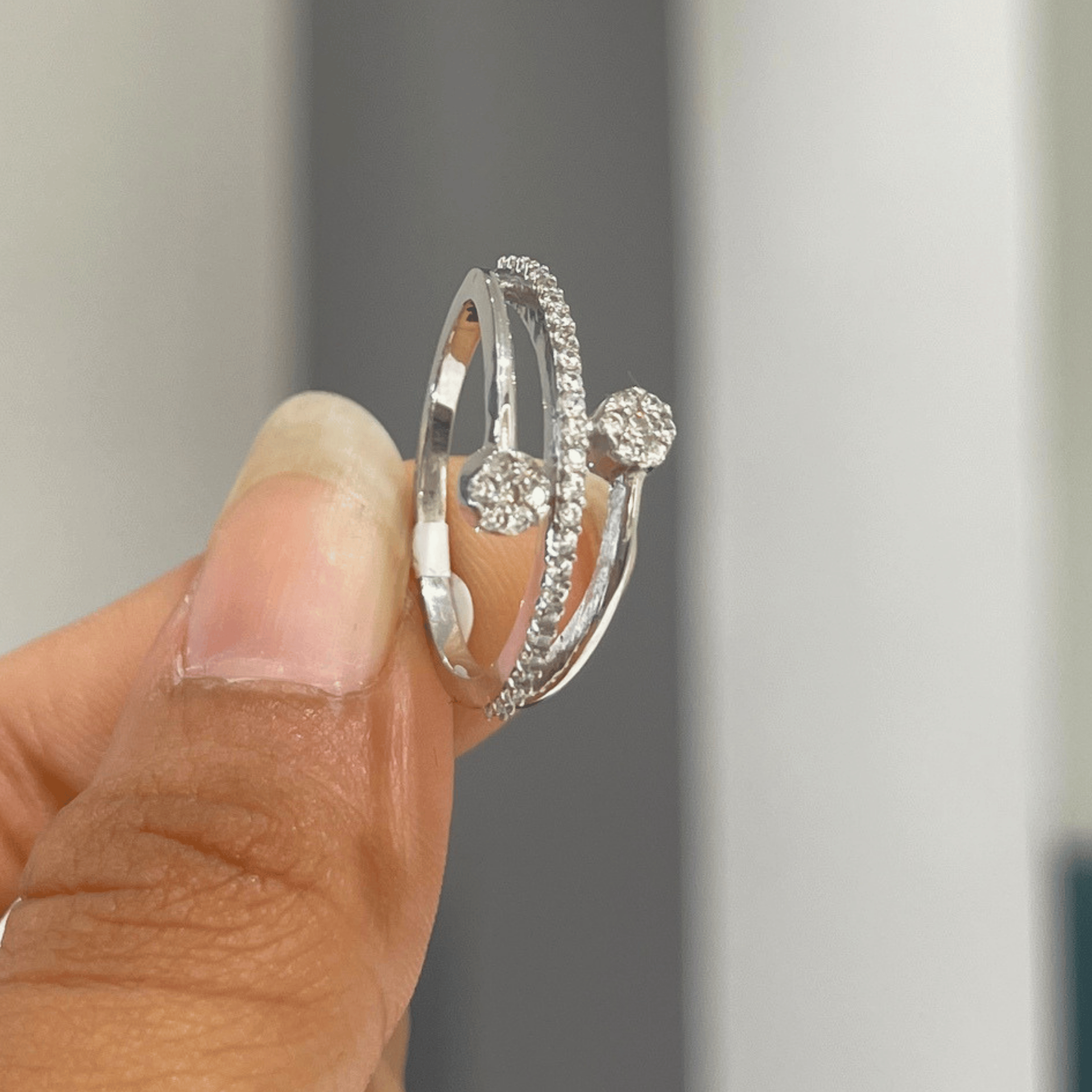 Diamond Kiss Ring