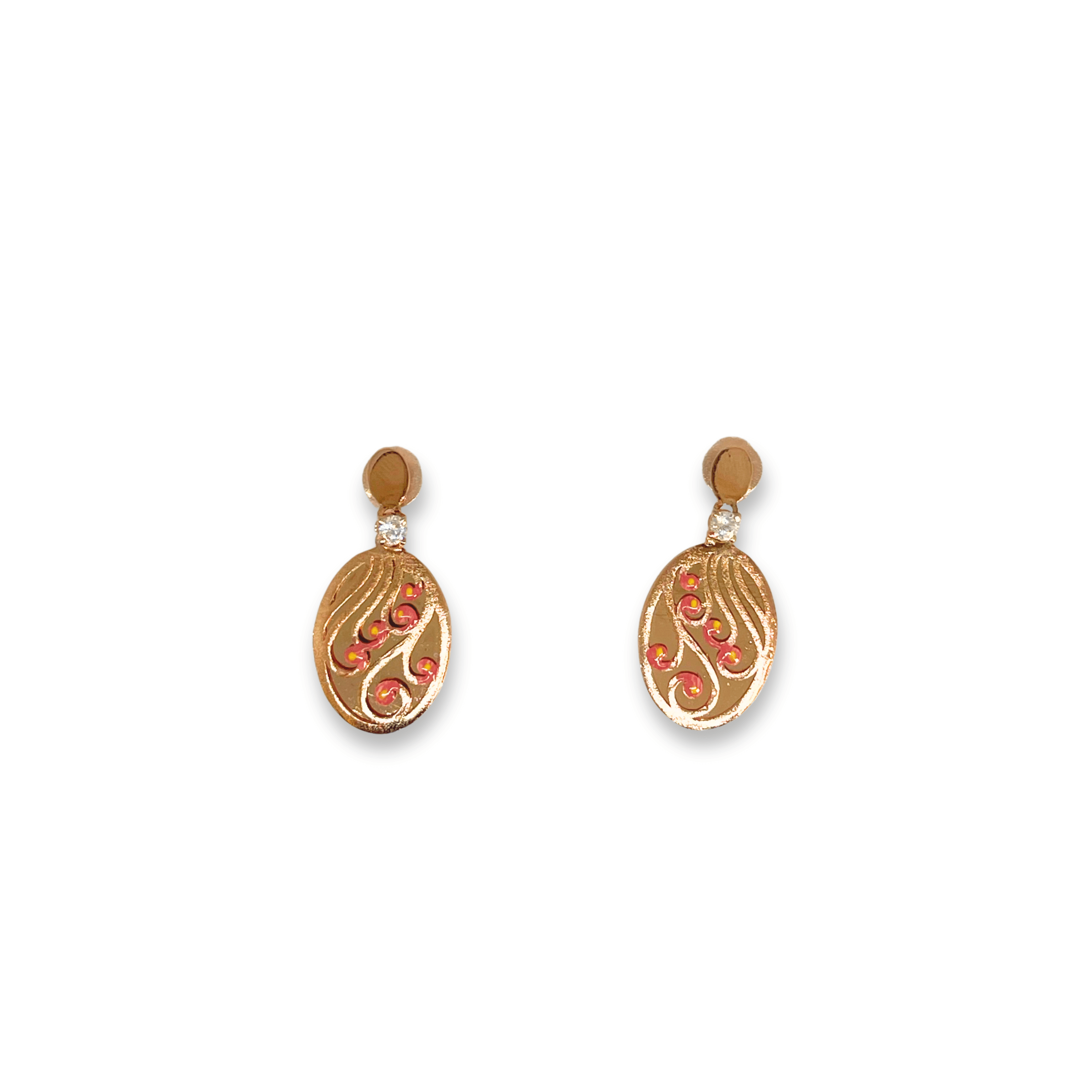 Red Meenakari Elegant Necklace Set